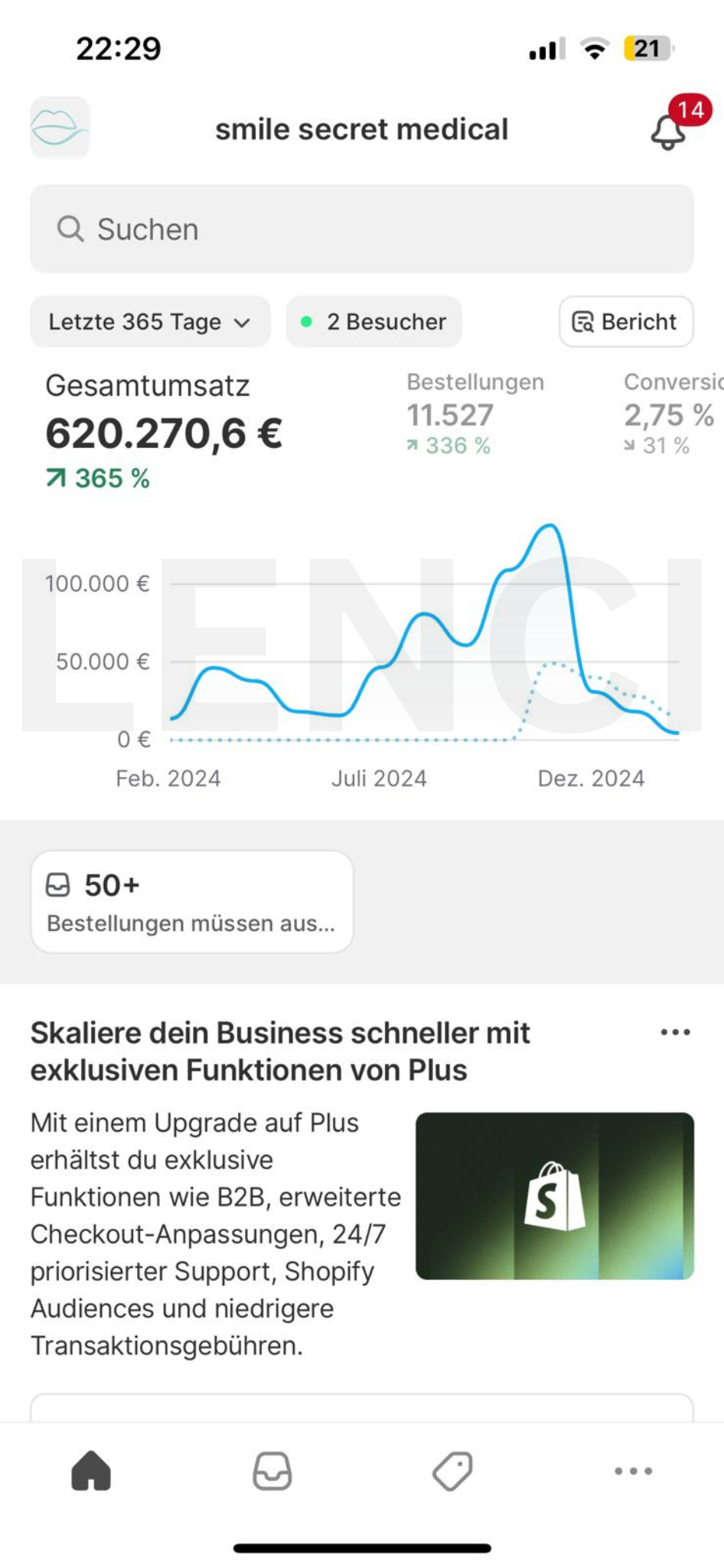 Store-Umsatz Screenshot 5